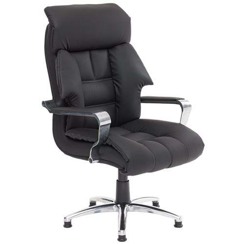 Uzay Ofis Comfort Krom Misafir Koltuğu - SİYAH