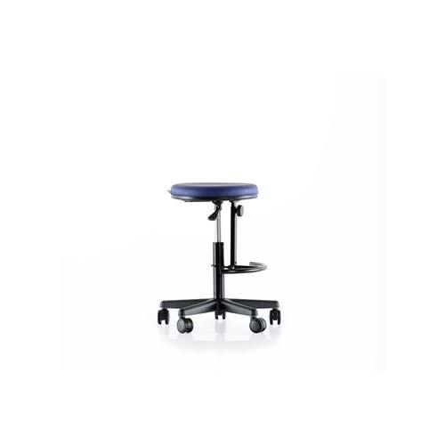 Uzay Ofis Fox Hareketli Tabure - Mavi - Yarım Çemberli