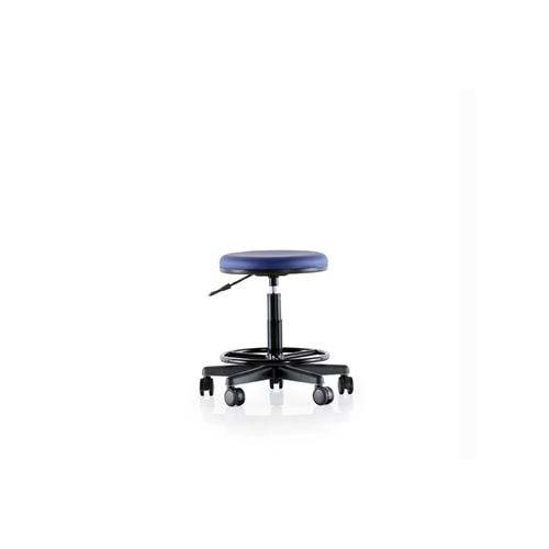 Uzay Ofis Fox Hareketli Tabure - Mavi - Tam Çemberli