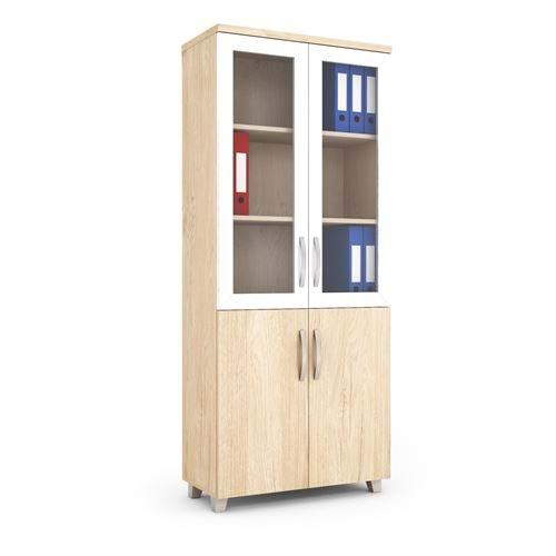 Uzay Ofis Plus Cam Kapaklı Dosya Dolabı -07-Sofia - Beyaz