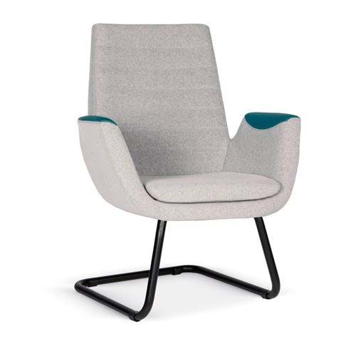 Uzay Ofis Miraç Misafir Koltuğu U-Ayak - Mavi