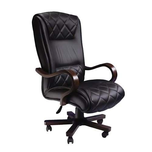 Uzay Ofis Kapitone Ahşap Müdür Koltuğu