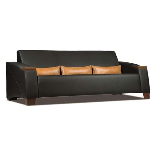 Uzay Ofis Venüs Üçlü Kanepe - Siyah