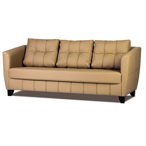 Uzay Ofis Demi Üçlü Kanepe - Camel