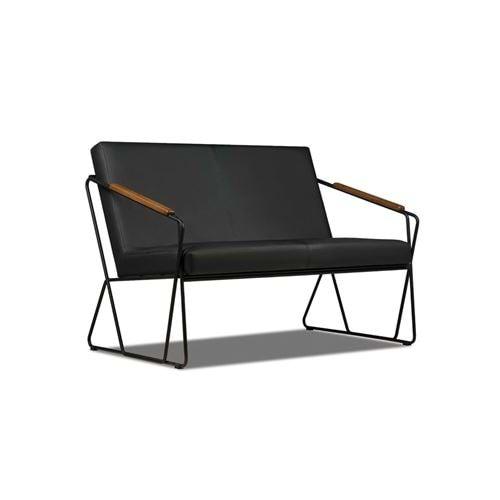 Uzay Ofis Mina İkili Kanepe - Siyah