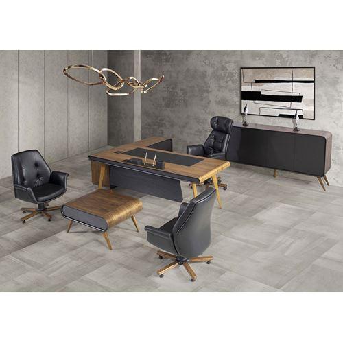 Uzay Ofis Eleny Plus Ahşap Makam Takımı