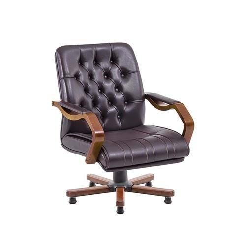 Uzay Ofis Defne Misafir Koltuğu Ahşap