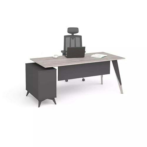 Uzay Ofis Royal Etajerli Çalışma Masası - Lizbon - Antrasit