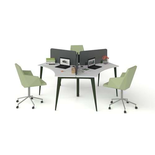 Uzay Ofis Dion Çoklu Çalışma Masası 3 kişilik