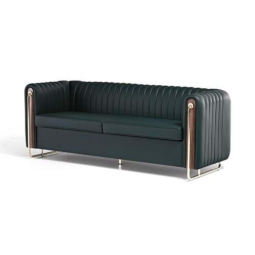 Uzay Ofis Estillo Üçlü Kanepe - Haki Yeşil