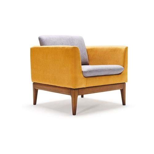 Uzay Ofis Nerr Tekli Kanepe - Gri-Sarı