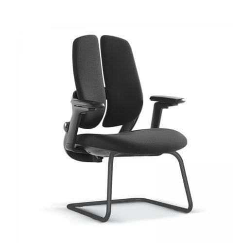 Uzay Ofis Blance Bekleme Koltuğu U-ayak -Siyah