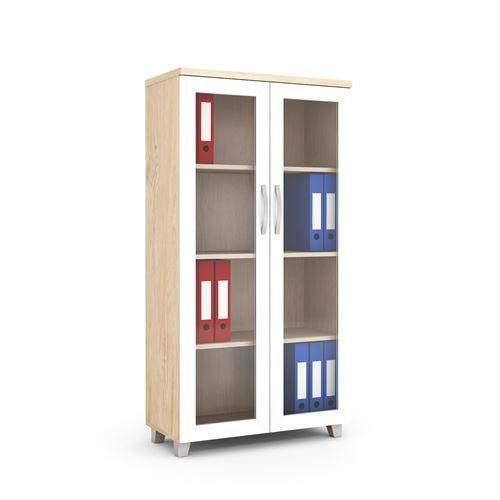 Uzay Ofis Plus Cam Kapaklı Dosya Dolabı -08-Sofia - Beyaz