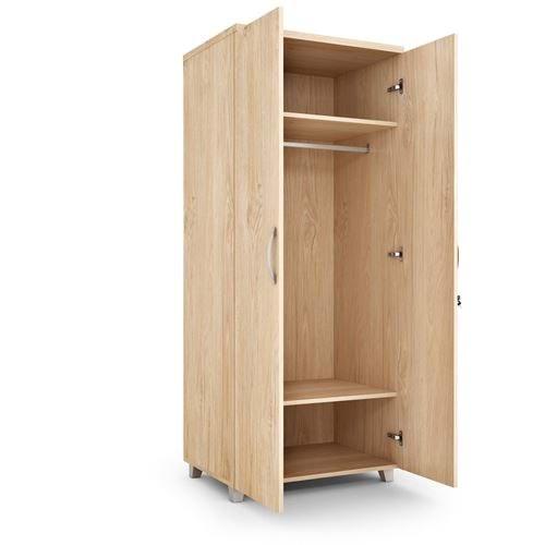 Uzay Ofis Plus Tek Kişilik Elbise Dolabı-02-Sofia - 190cm