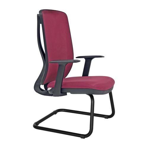 Uzay Ofis Event Fileli Bekleme Koltuğu - U- Ayak - Bordo