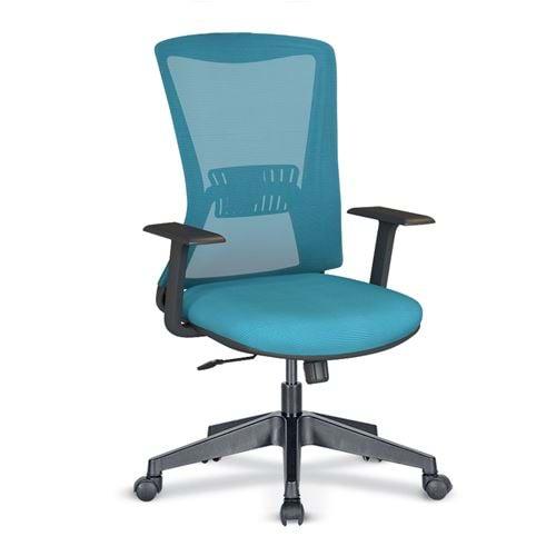 Uzay Ofis Leda Fileli Şef Koltuğu -Mavi