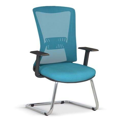 Uzay Ofis Leda Fileli Bekleme Koltuğu - Mavi