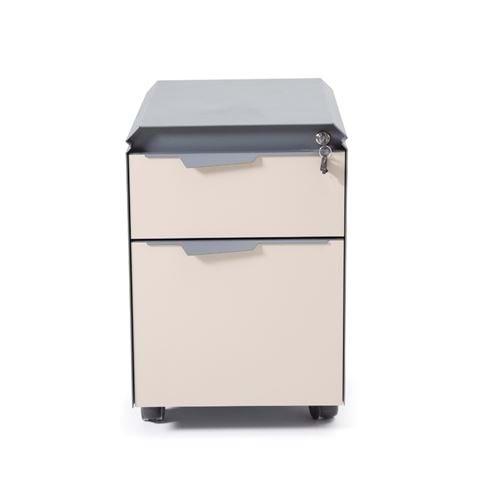 Uzay Ofis Stack 2 Çekmeceli Keson -1 - Defne - Antrasit