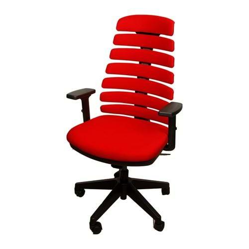 Uzay Ofis Mira Çalışma Koltuğu - Ayarlı Kolçak - Kırmızı
