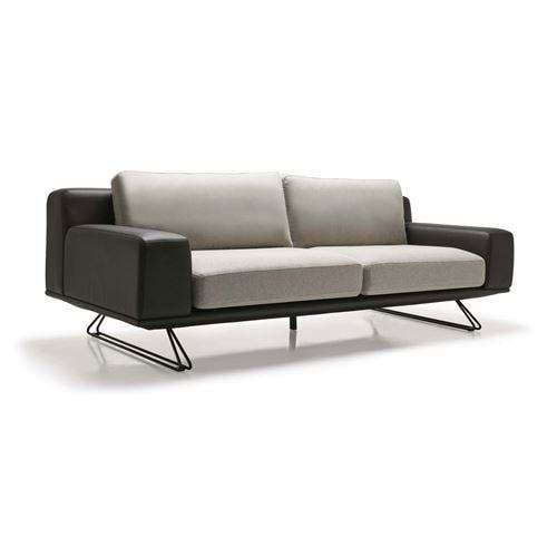 Uzay Ofis Nora Üçlü Kanepe - Siyah