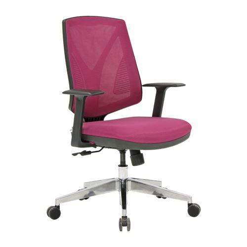 Uzay Ofis Bello Şef Koltuğu - Alüminyum Ayak - Bordo