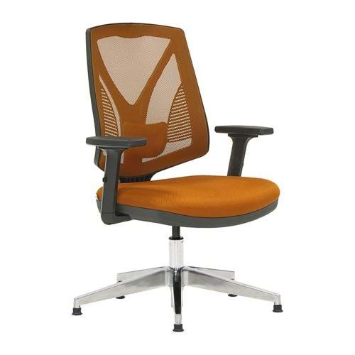 Uzay Ofis Bello Misafir Koltuğu- Krom Ayak Ayarlı Kolçak - Camel