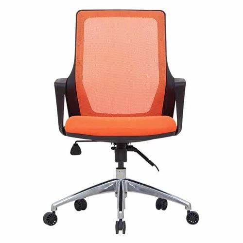 Uzay Ofis Elite Şef Koltuğu Krom Ayak - TURUNCU