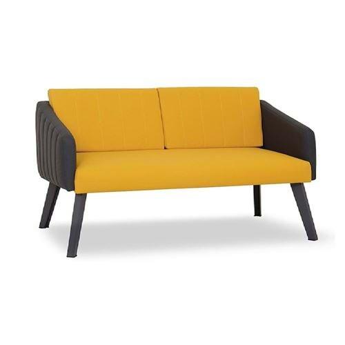 Uzay Ofis Milan Üçlü Kanepe - Antrasit - Sarı