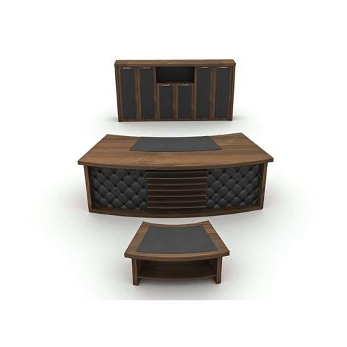 Uzay Ofis Pablo Vip Makam Takımı - Ceviz - Siyah